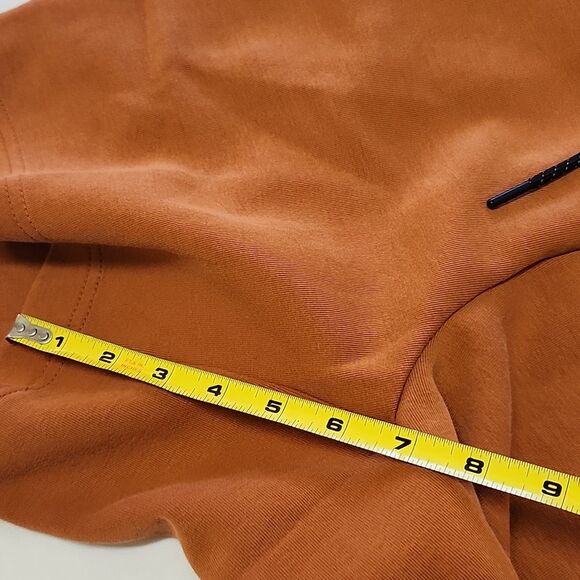 NIKE Men's Sportswear Tech Fleece Shorts Elastic Drawstring Athleisure Rust - Picture 6 of 11